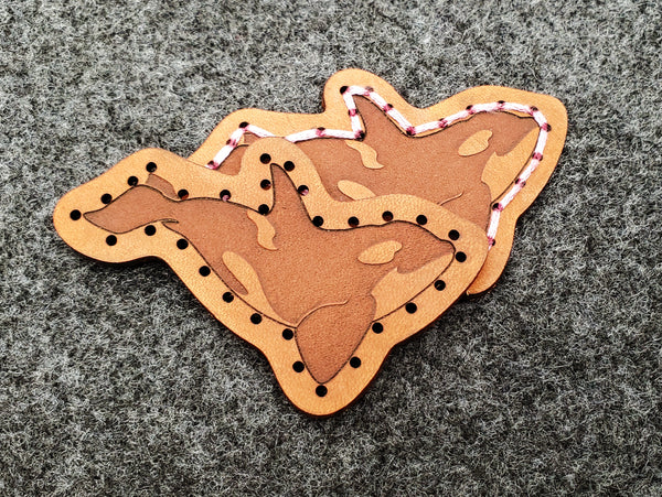 Orca Leather Patches