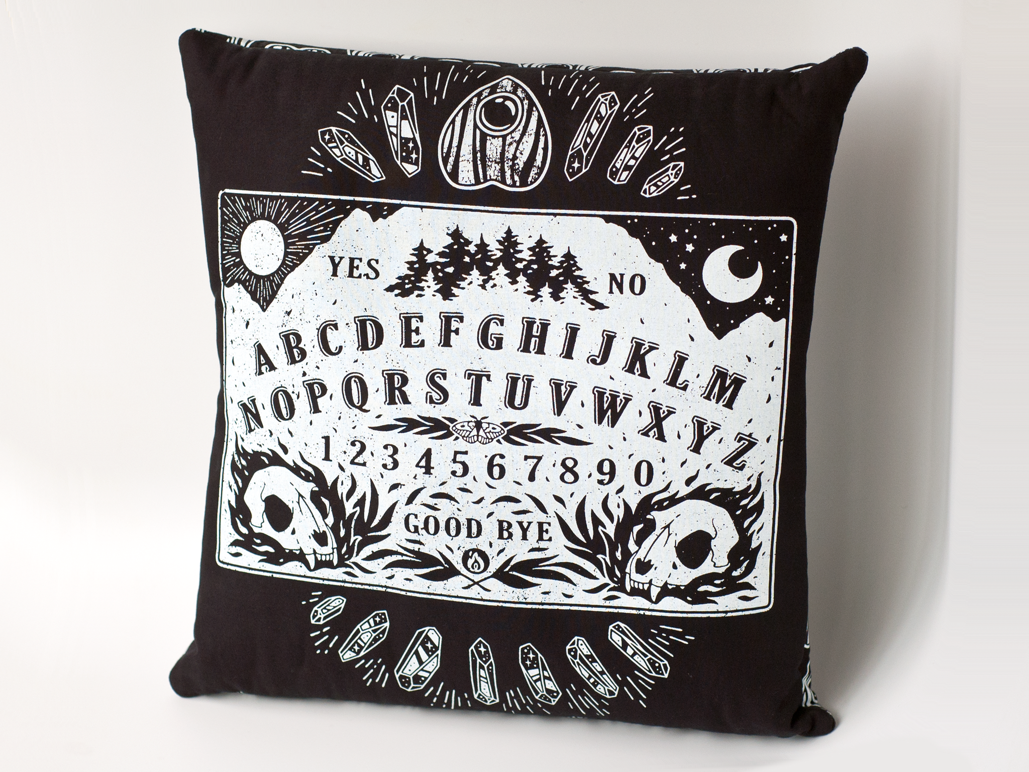 14 inch Talking Board Pillow Case or Pillow Fireside Textiles