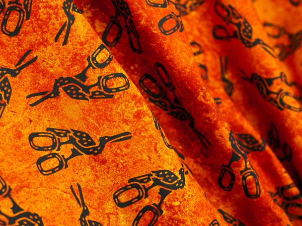 Embroidery Scissors - Orange Rock